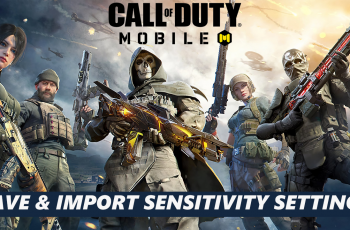 How To Save & Import Sensitivity Settings On Call Of Duty Mobile