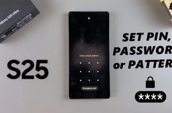 How To Set Screen Lock Type To PIN, Password / Pattern On Galaxy S25