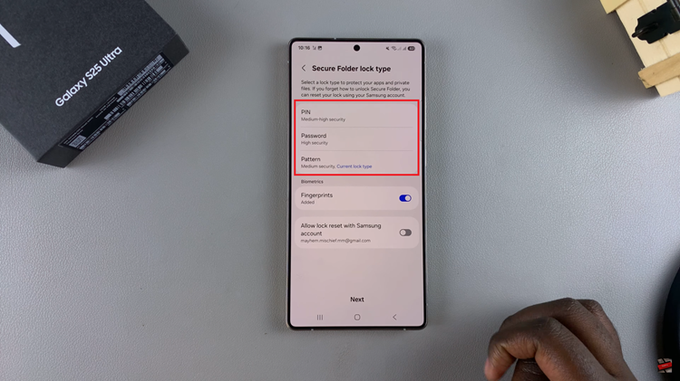 How To Set Up Secure Folder On Samsung Galaxy S25 & S25 Ultra