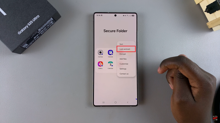 How To Set Up Secure Folder On Samsung Galaxy S25 & S25 Ultra