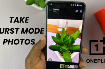 How To Take Burst Mode Photos On OnePlus 13