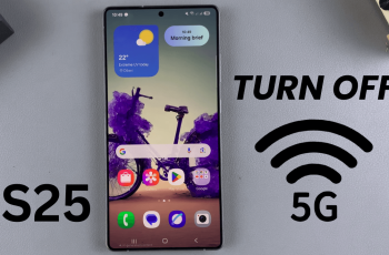 How To Turn On 5G On Samsung Galaxy S25/S25 Ultra