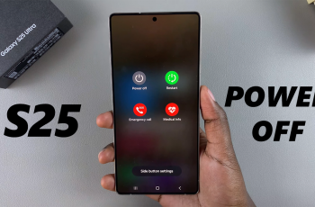 How To Turn Off (Power Off) Samsung Galaxy S25 / S25 Ultra