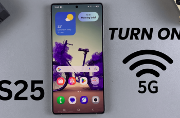 How To Turn On 5G On Samsung Galaxy S25/S25 Ultra