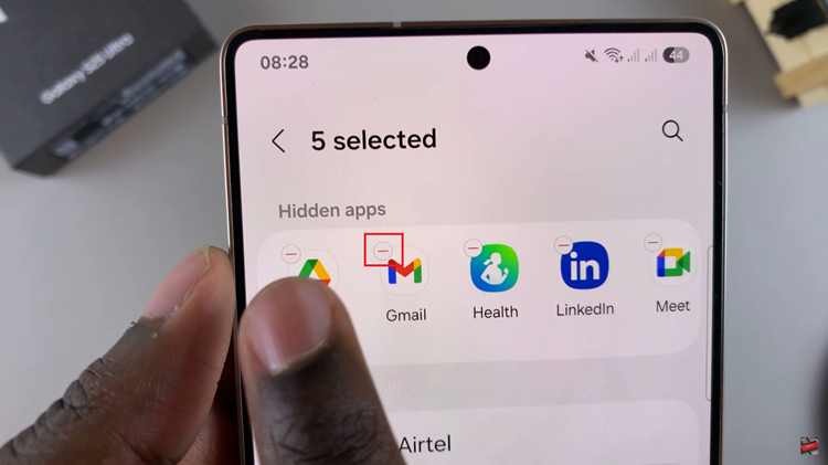 How To Unhide Apps On Samsung Galaxy S25 & S25 Ultra