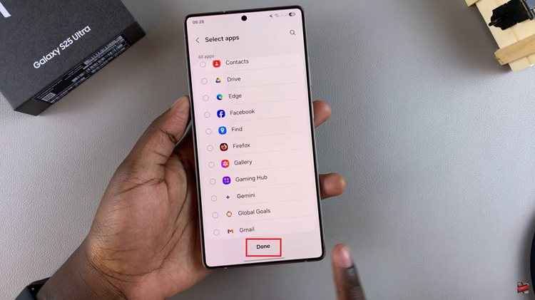 How To Unhide Apps On Samsung Galaxy S25 & S25 Ultra
