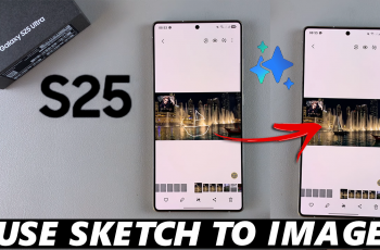 How To Use Sketch To Image On Galaxy S25