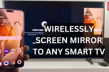 How To Wirelessly Screen Mirror OnePlus 13 To ANY Smart TV