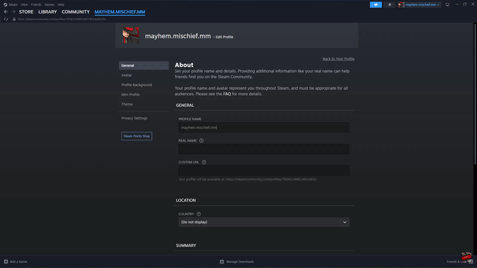 How To Change Profile Name On Steam