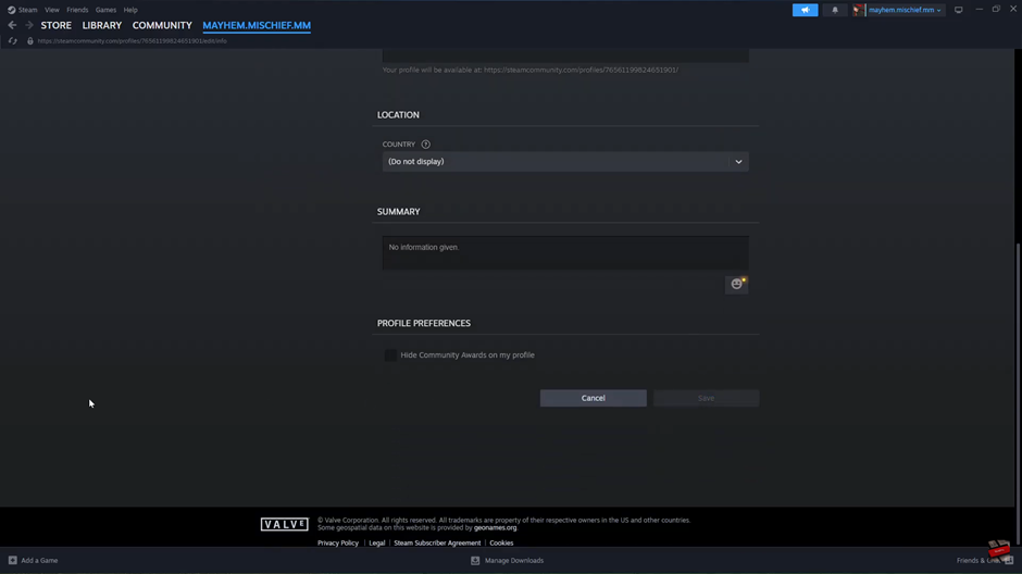 How To Change Profile Name On Steam