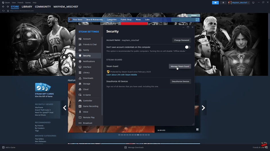 How To Enable Steam Guard On Steam Account