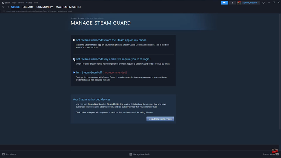 How To Enable Steam Guard On Steam Account