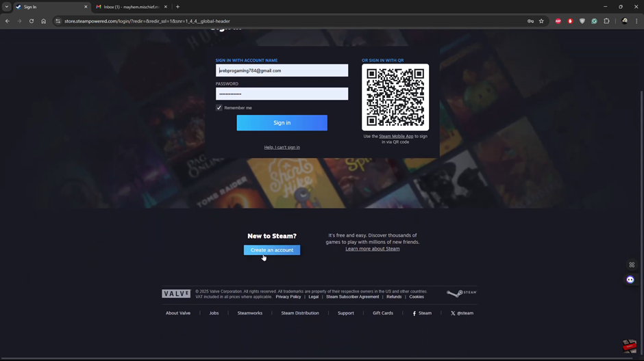 How To Create A Steam Account On PC