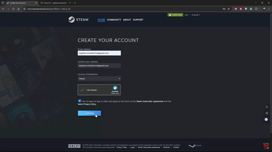 How To Create A Steam Account On PC