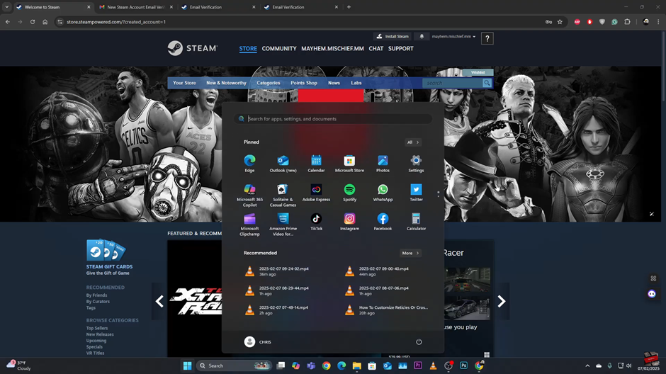 How To Create A Steam Account On PC