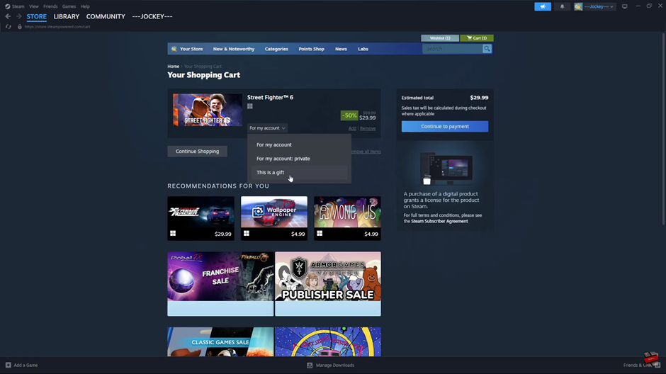 How To Gift Games On Steam