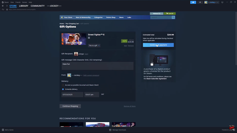 How To Gift Games On Steam