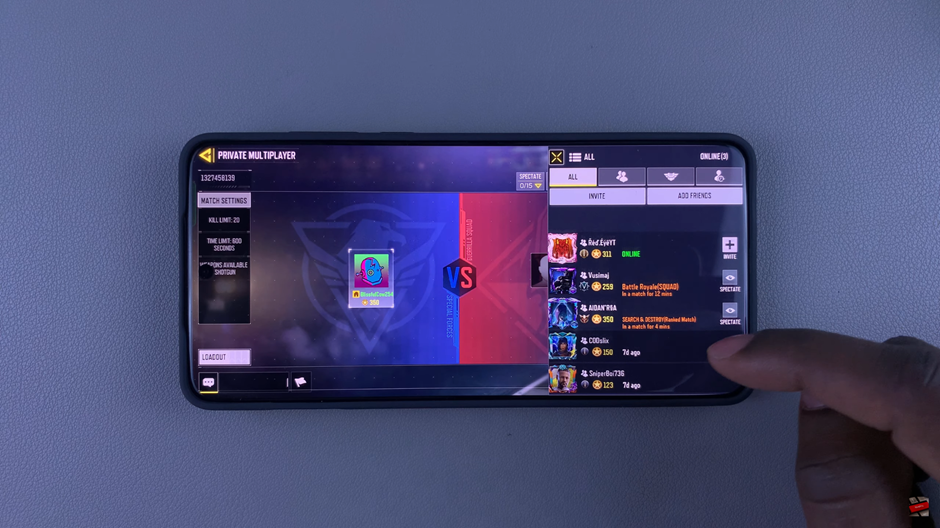 How To Play 1 VS 1 With Friends In Call Of Duty Mobile