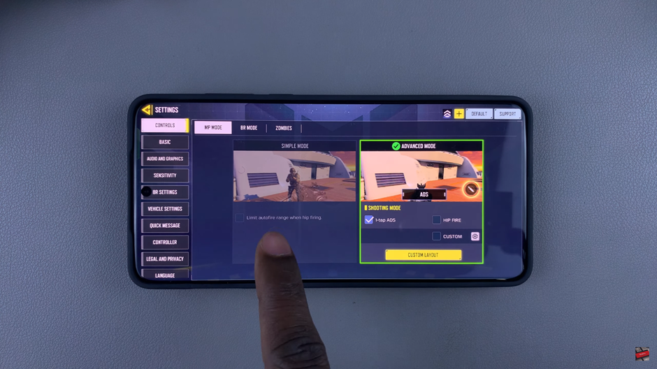 How To Change Control Scheme In Call Of Duty Mobile