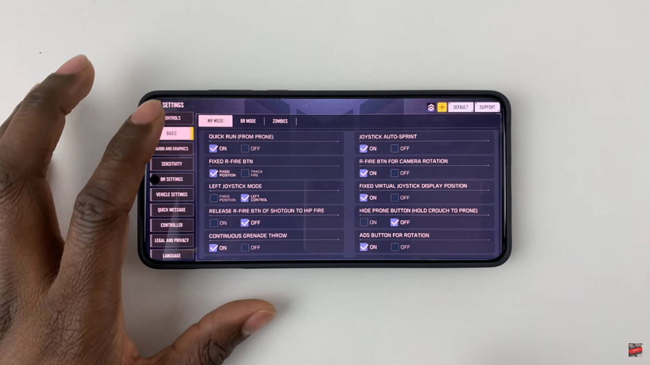 How To Enable Prone Button On Call Of Duty Mobile
