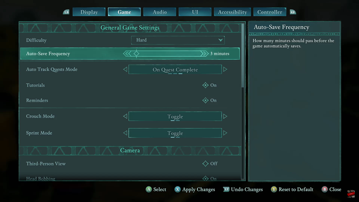 How To Change Auto Save Frequency In Avowed