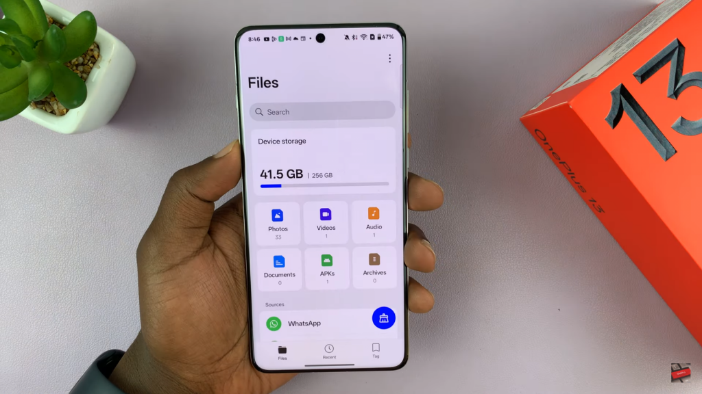 Access Hidden Files On Oneplus 13
