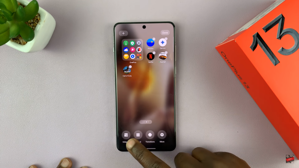 Add Widgets To Home Screen On OnePlus 13