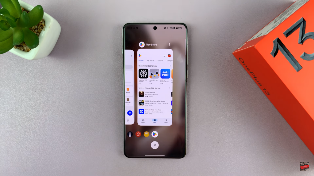 Close Apps On OnePlus 13