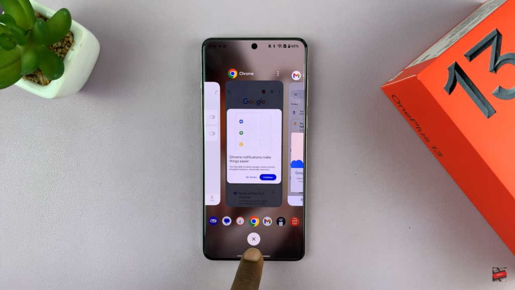 Close Apps On OnePlus 13