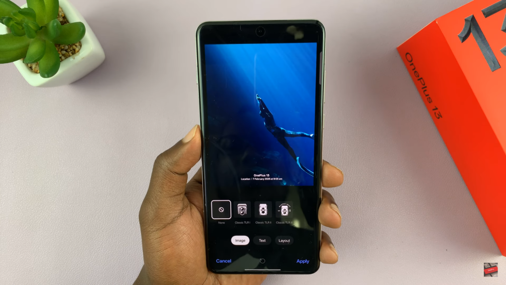 Enable Photo Timestamps In Camera App On OnePlus 13