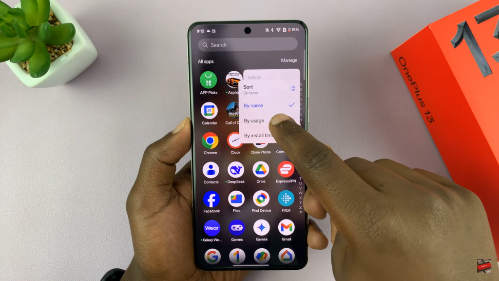 Rearrange Apps On Oneplus 13
