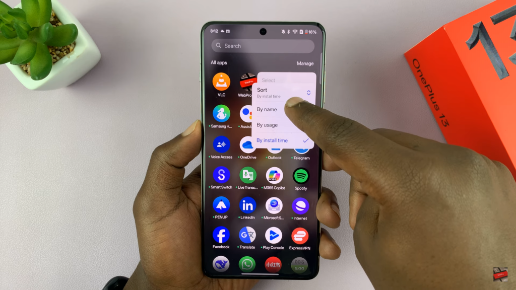 Rearrange Apps On Oneplus 13