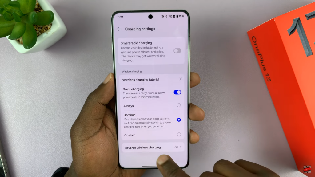 Is Reverse Wireless Charging Available On OnePlus 13?