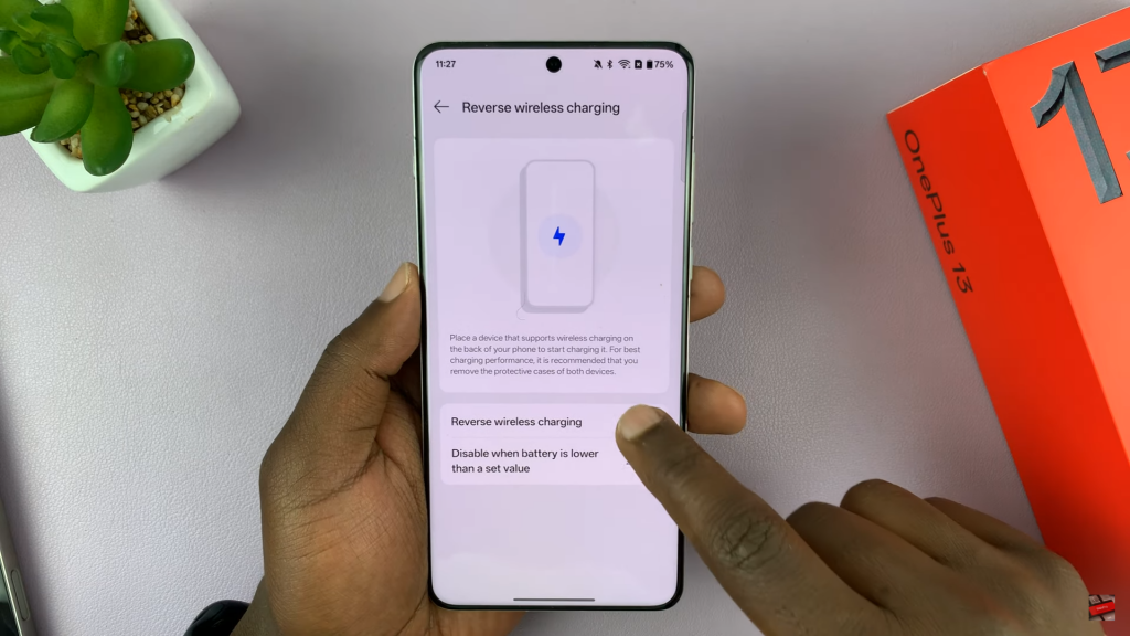 Is Reverse Wireless Charging Available On OnePlus 13?