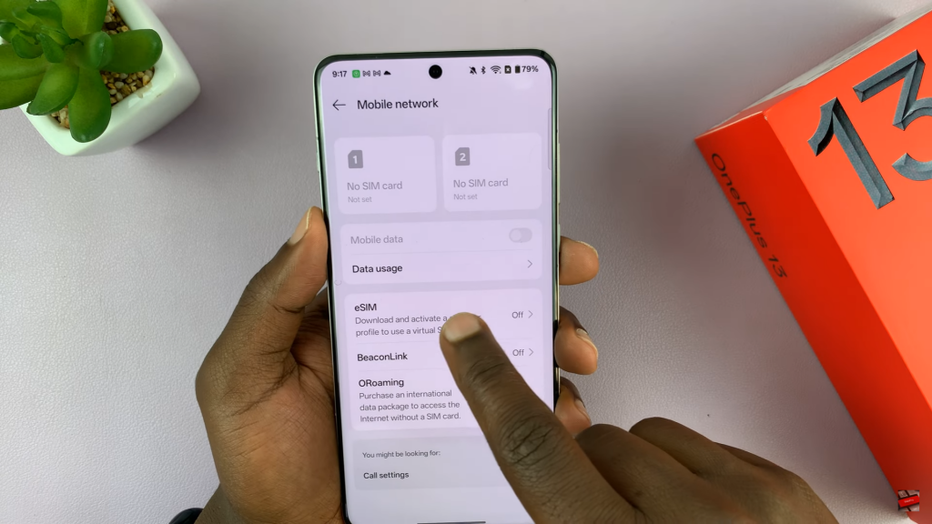 Does Oneplus 13 Support Esim?
