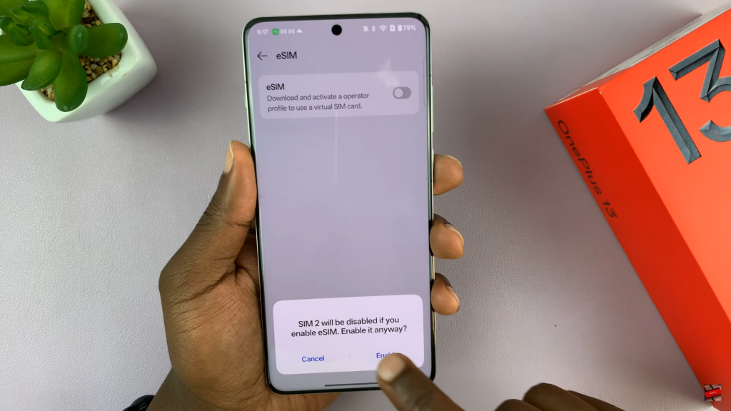 Does Oneplus 13 Support Esim?