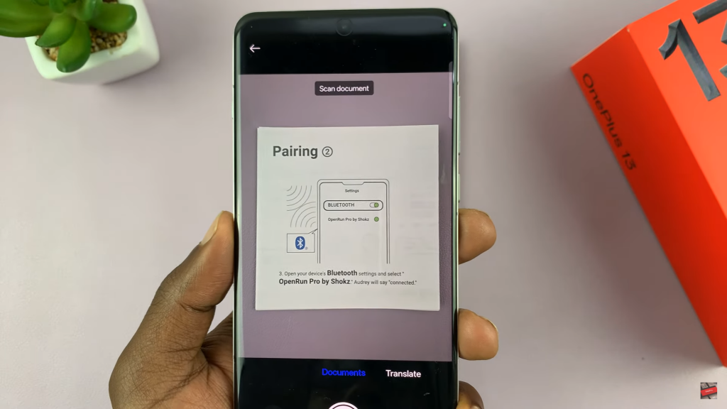 Scan Documents On OnePlus 13