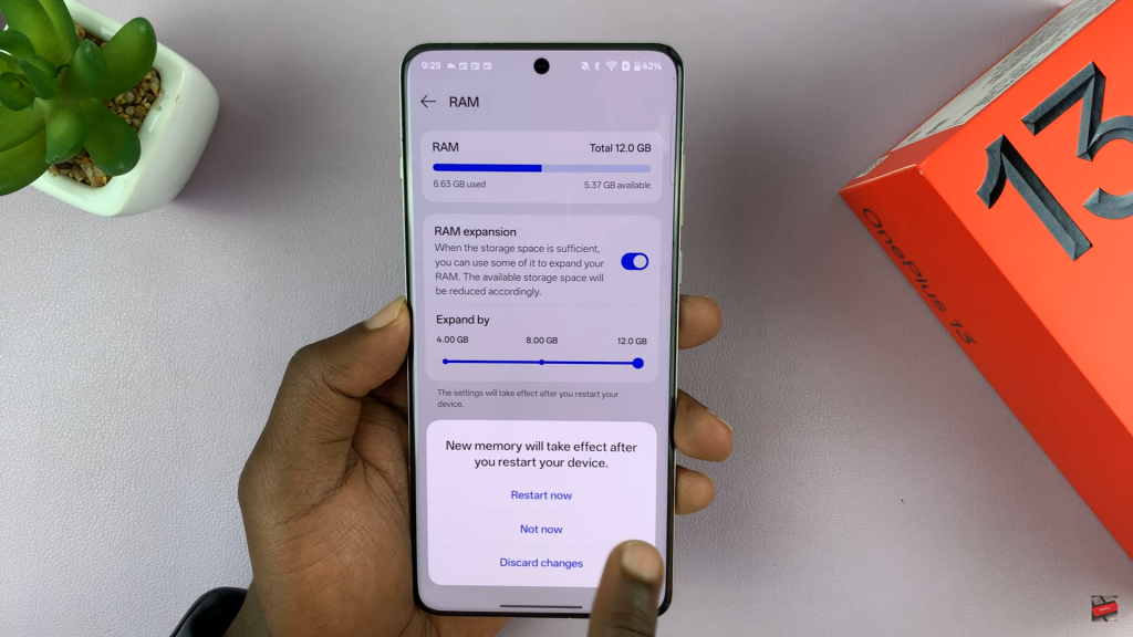 Increase/Extend RAM On OnePlus 13