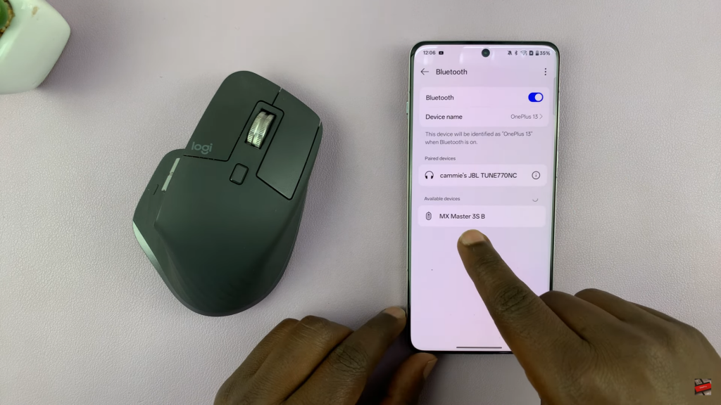 Connect Bluetooth Mouse To OnePlus 13