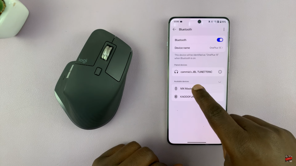 Connect Bluetooth Mouse To OnePlus 13