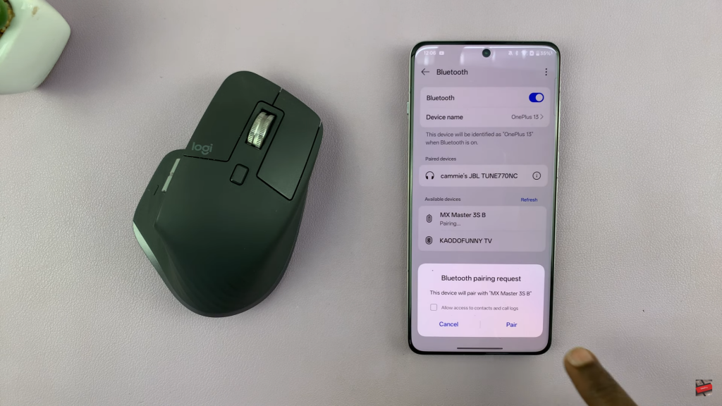 Connect Bluetooth Mouse To OnePlus 13