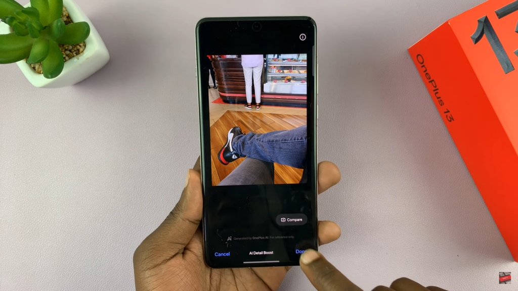 Enhance Photo Detail Using AI On OnePlus 13