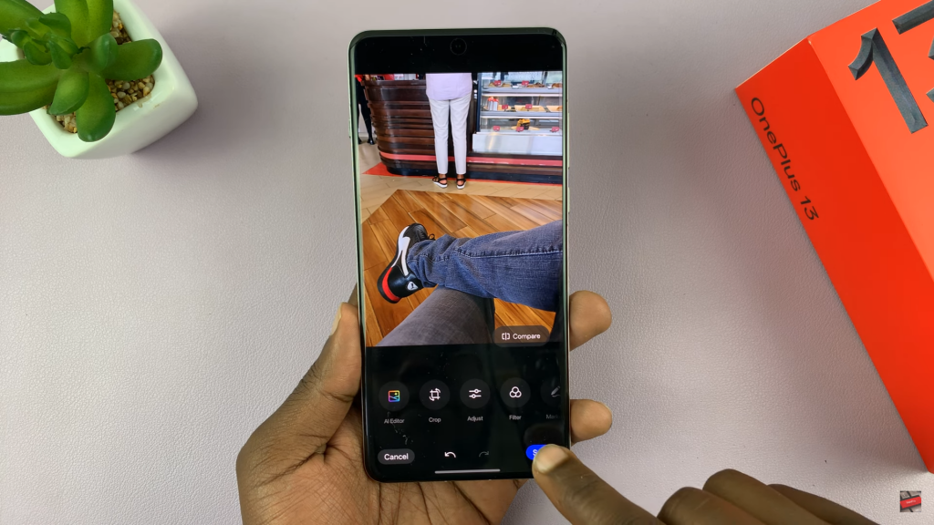 Enhance Photo Detail Using AI On OnePlus 13