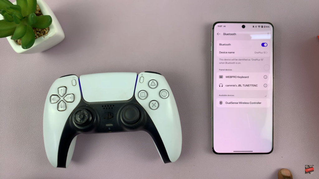 Connect PS5 Dual Sense Controller To OnePlus 13