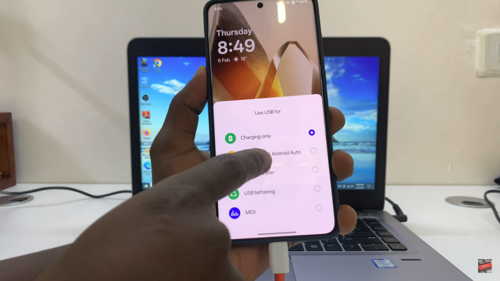 Connect Oneplus 13 To Windows PC For File Transfer Via USB Cable