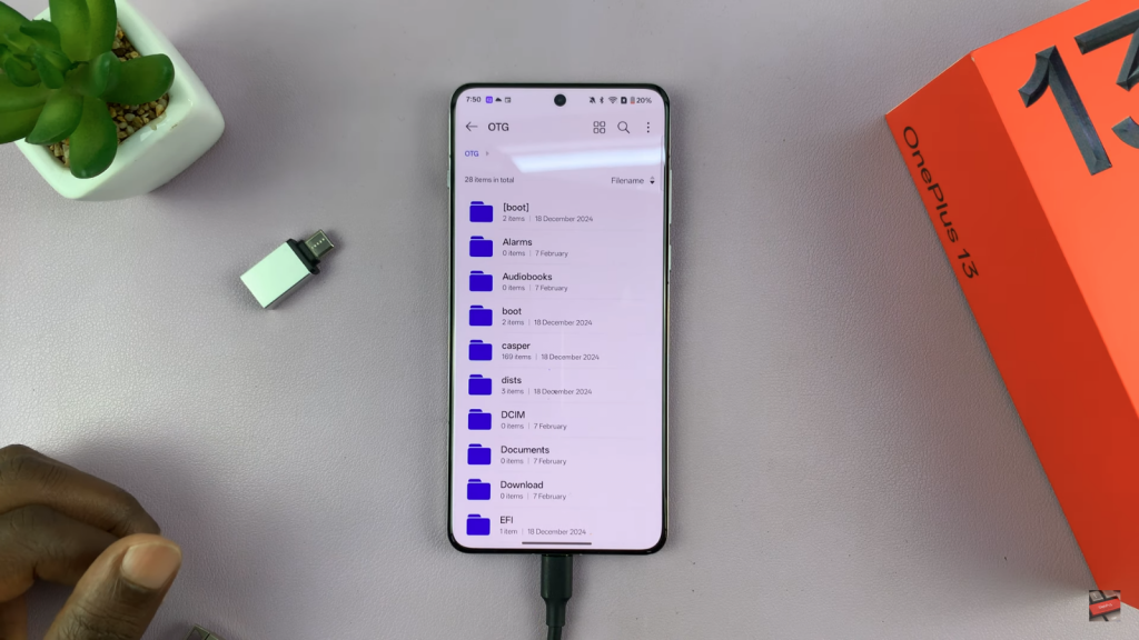 Connect & Transfer Files With USB Flash Drive On OnePlus 13