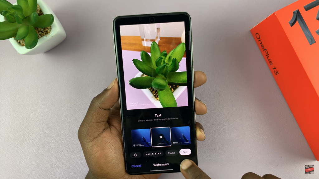  Add Timestamp/Frame To Photos On OnePlus 13