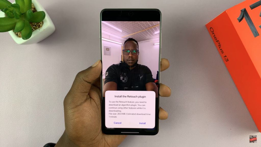 Retouch Selfies On OnePlus 13
