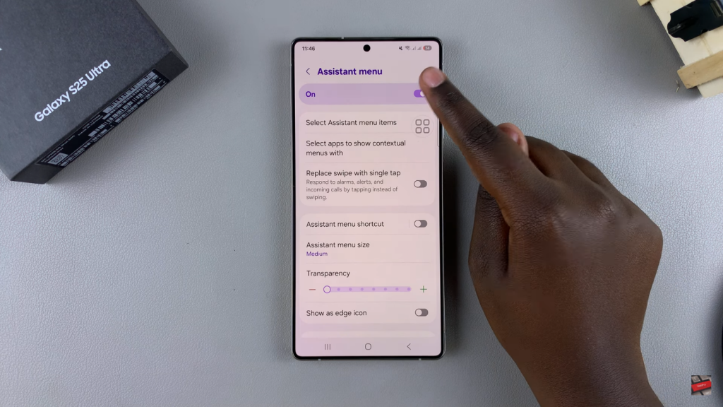  Disable Assistant Menu On Samsung Galaxy S25/S25 Ultra