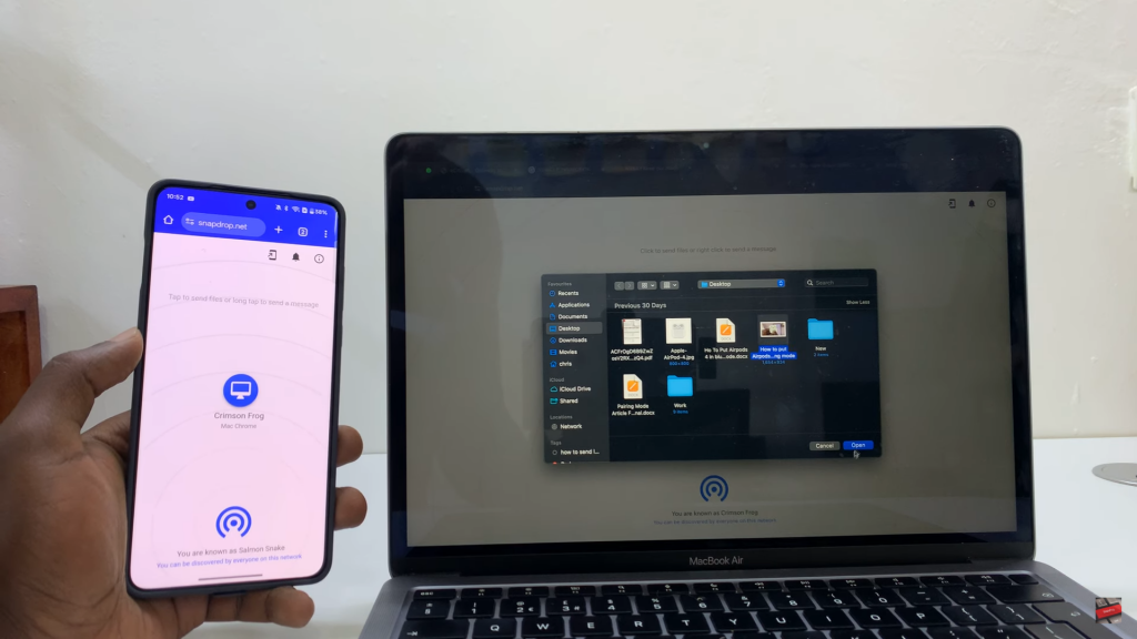 Wirelessly Transfer Files Photos&Videos Between OnePlus 13 & Mac